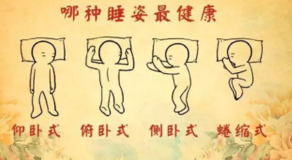 健康的睡眠姿势